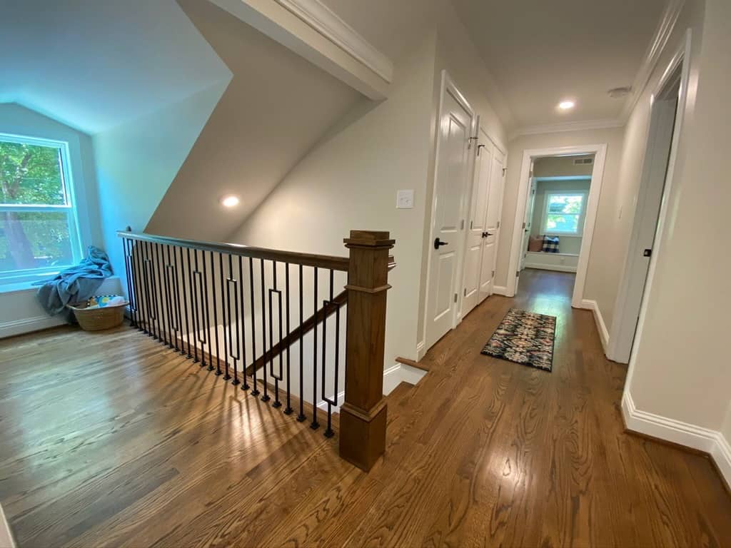 upstairs nook and hallway remodel